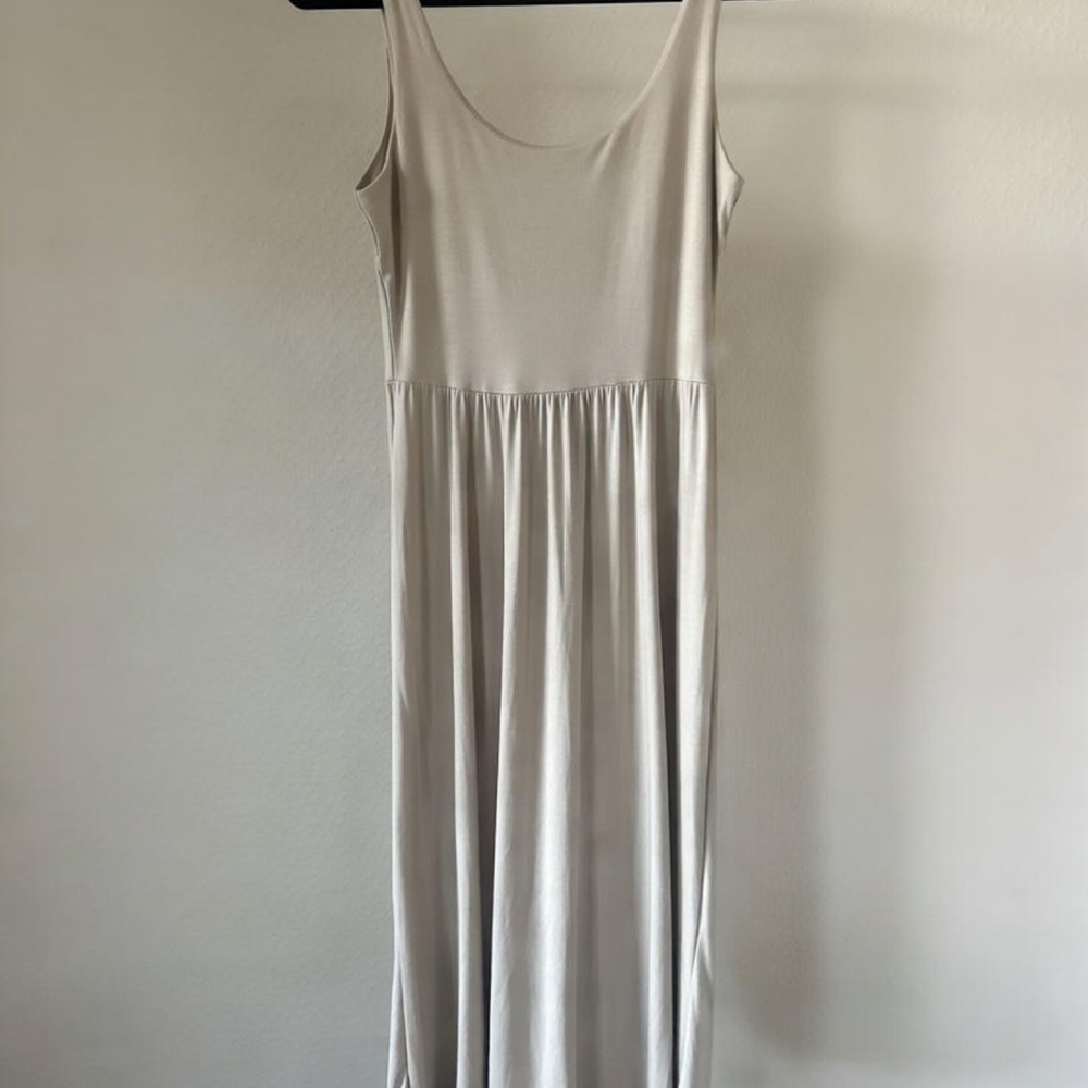 Cuyana Cream Midi Dress